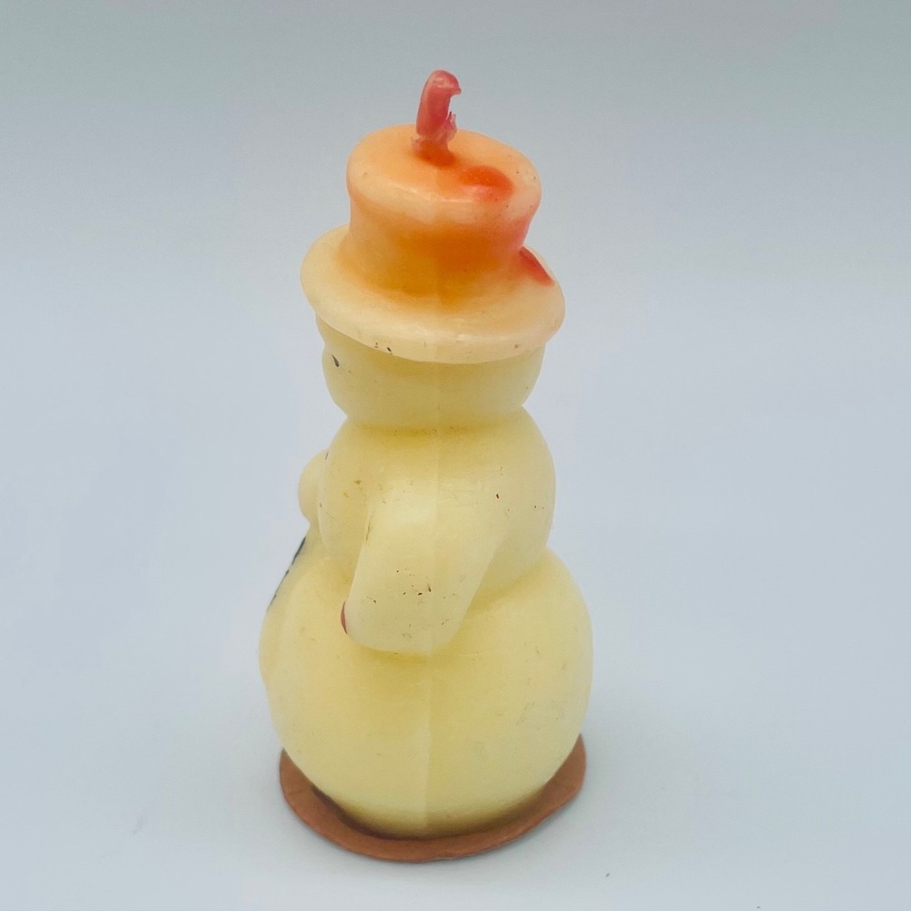 Antique Socony Vacuum Oil Company Snowman Candle - Picture 4 of 5